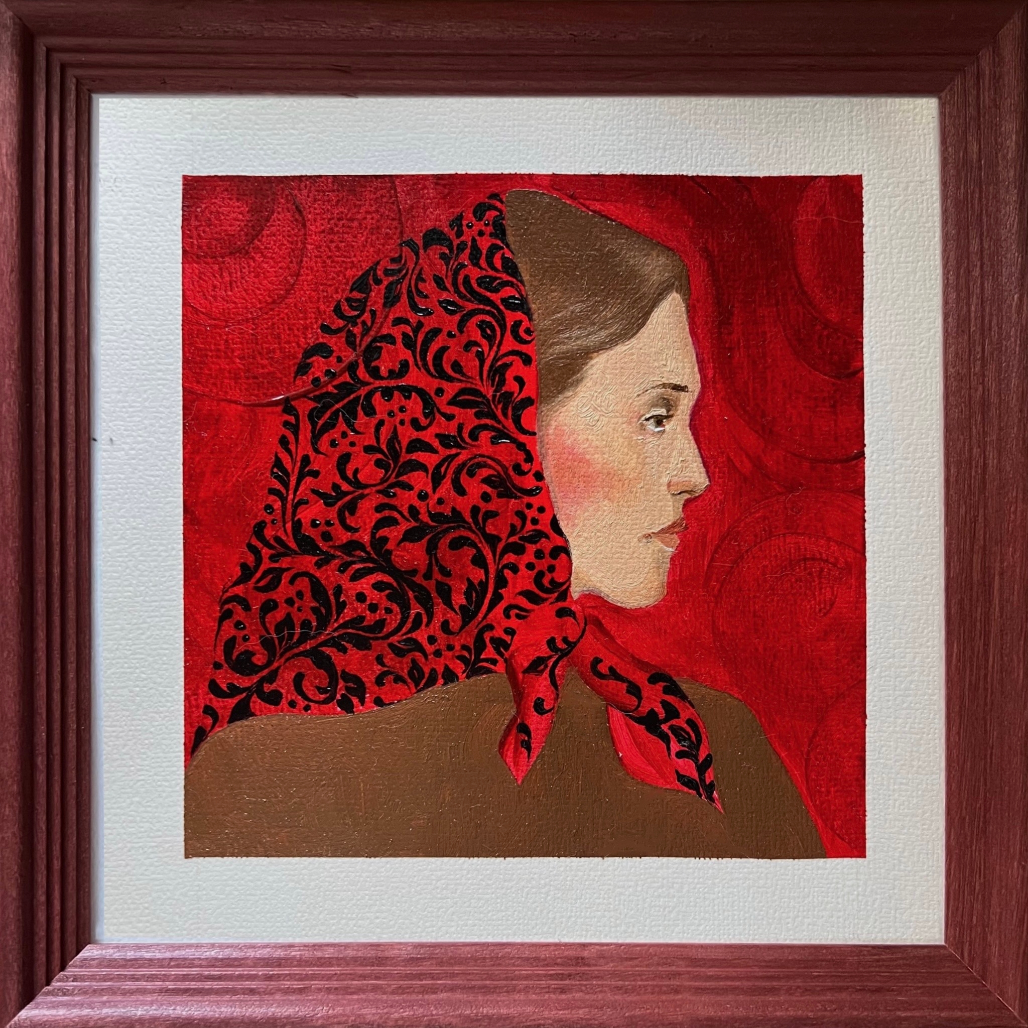 Женщина в платке
